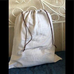 French linen 100% laundry bag